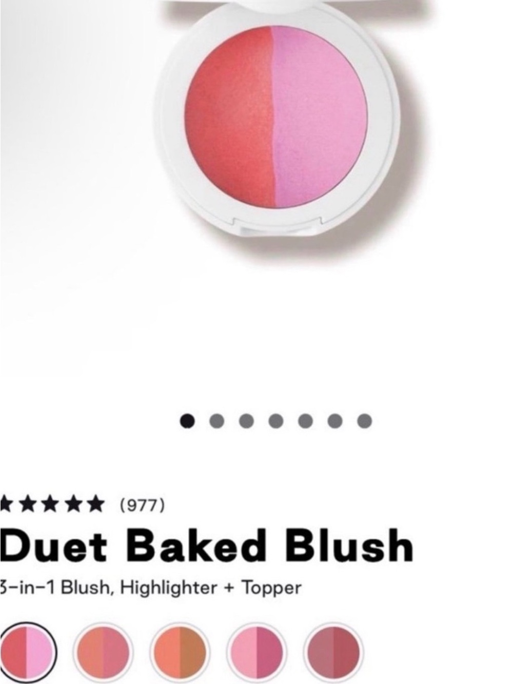 Dibs Duet Baked Blush — Pink & Coral Dual